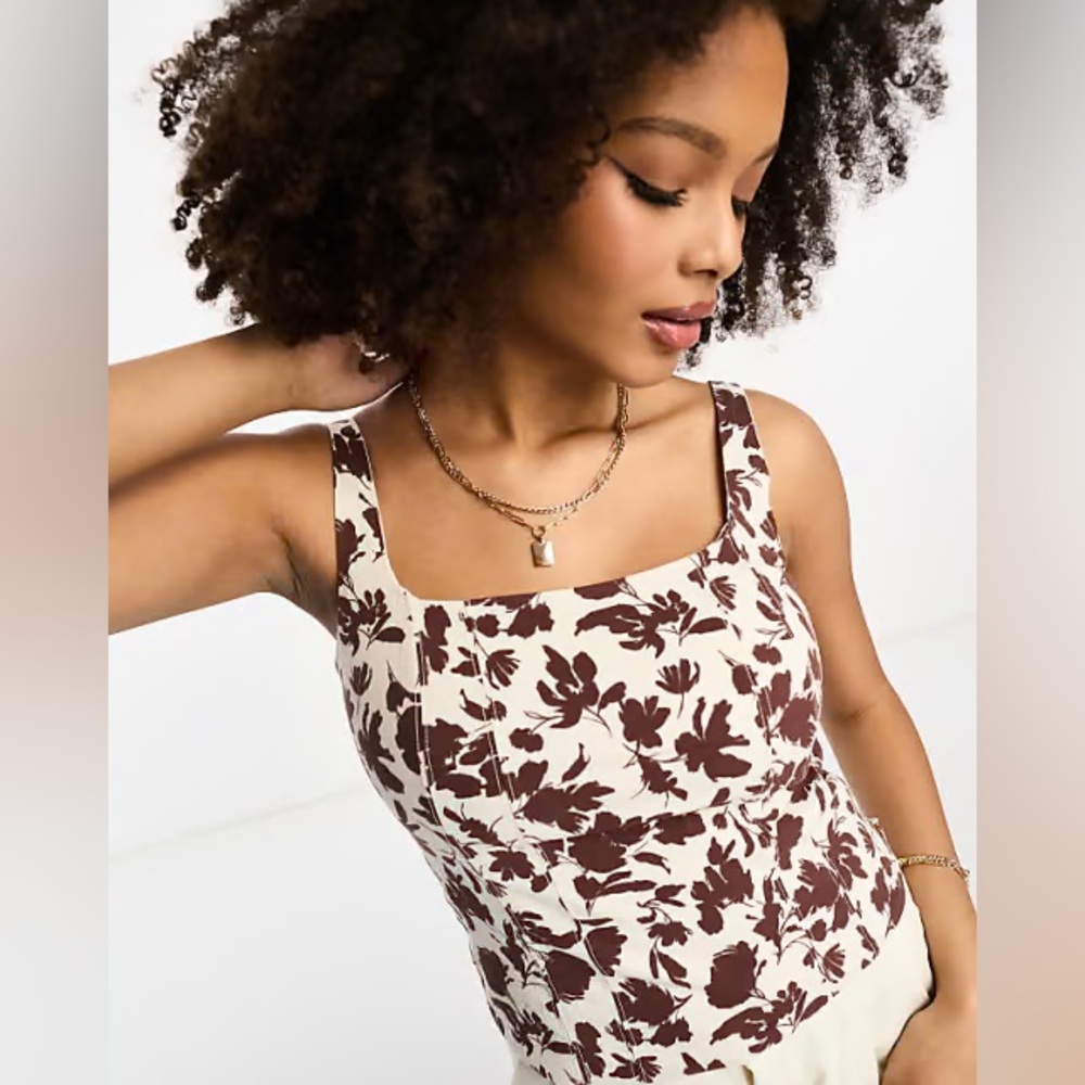 Abercrombie Square Neck Tank Top